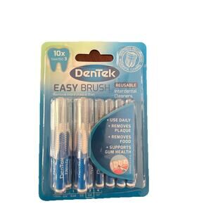 DenTek Easy Brush Interdental Brushes ISO3/0.6mm for 1 count (Pack of 1) Reusab